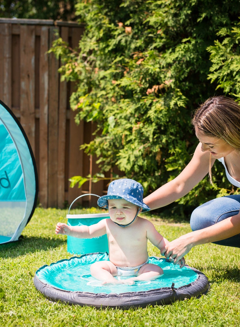 bbluv Spläsh - Baby Paddling Pool (21.1 x 85.1 x 6.1 cm) | Portable Water Play Pool with Foldable Bucket | Lightweight, Durable & Easy to Clean | Perfect for Beach, Park & Outdoor Fun - Image 4