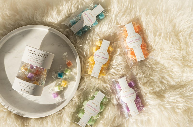 Bonblissity Sugar Cubes Scrub For Exfoliating Hands, Feet, 30pcs Assorted Scents l Turns into Lotions l Spa Small Gifts for Women l Travel Size l 100% Handmade in USA l Body Scrub. - Image 5