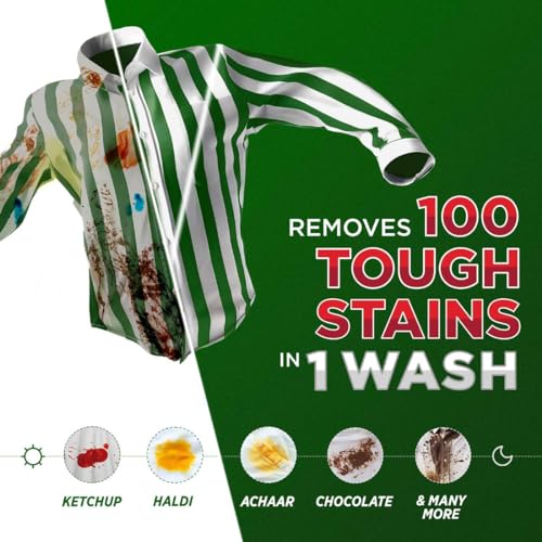 Ariel Matic Detergent Powder Front Load - 2kg | Removes 100 Tough Stains in 1 wash | Specially Designed for Washing Machines | Fresh Fragrance - Image 3