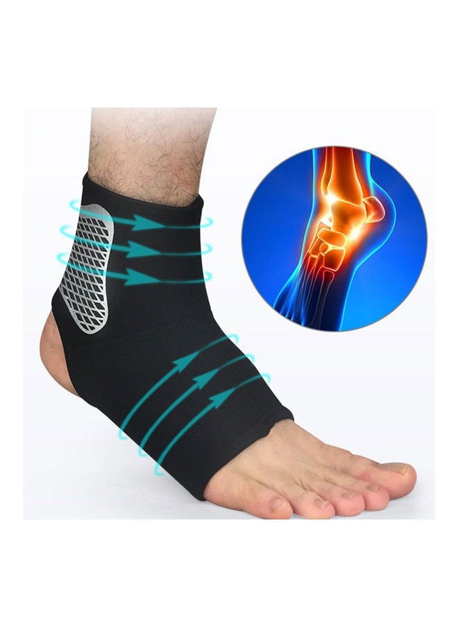 NIBEMINENT - Ankle Sprain Brace Foot Support Bandage Achilles Tendon Strap Guard Protector 20 x 10 20cm - Image 1