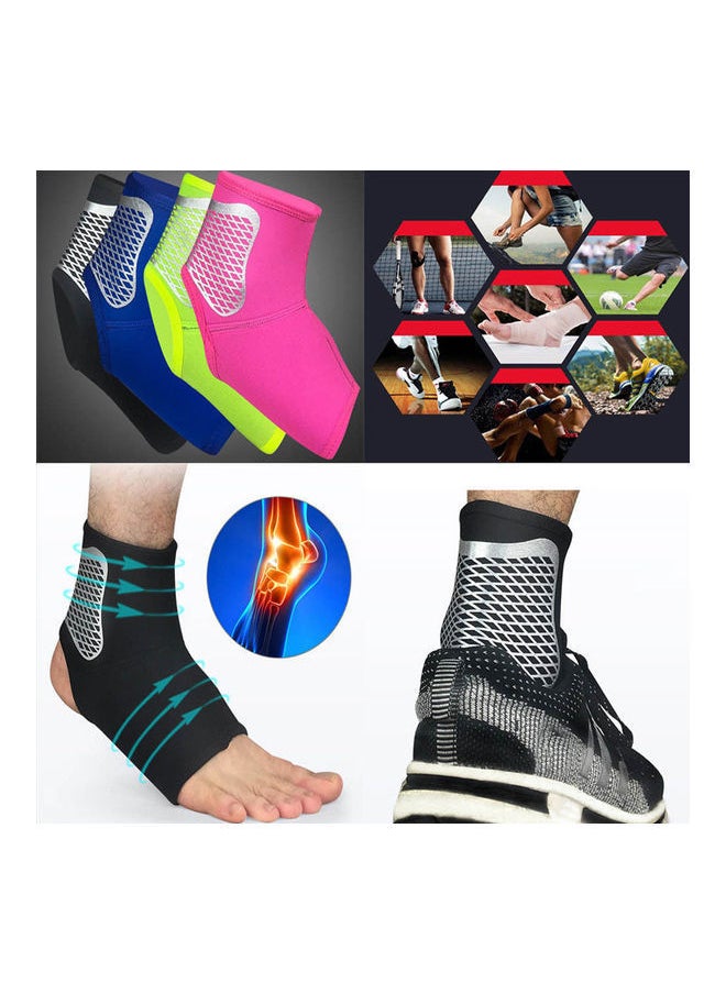 NIBEMINENT - Ankle Sprain Brace Foot Support Bandage Achilles Tendon Strap Guard Protector 20 x 10 20cm - Image 1