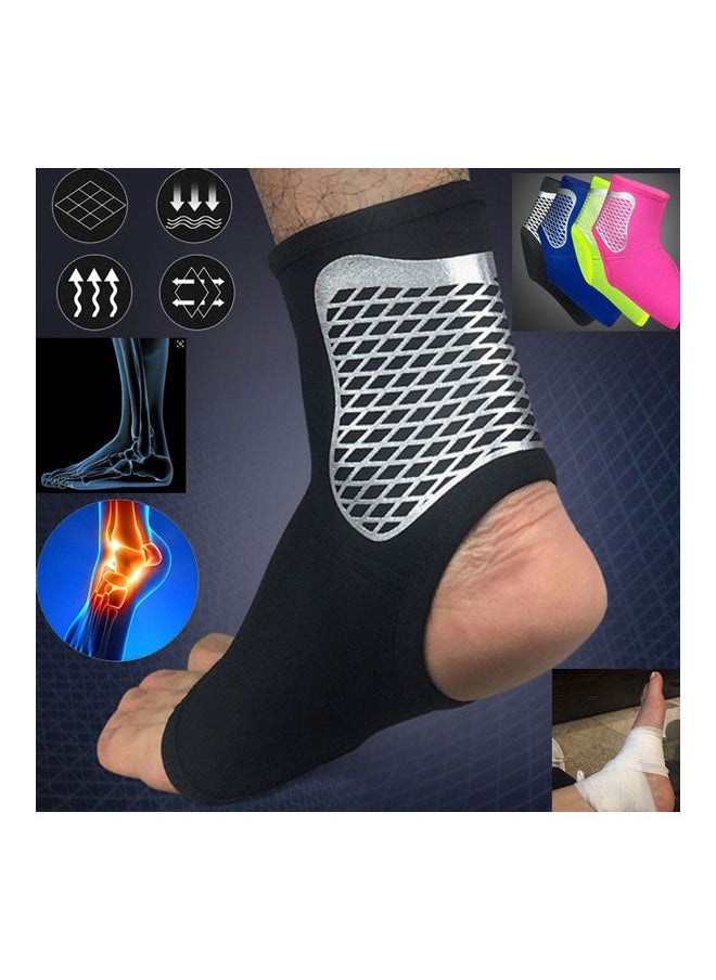 NIBEMINENT - Ankle Sprain Brace Foot Support Bandage Achilles Tendon Strap Guard Protector 20 x 10 20cm - Image 1