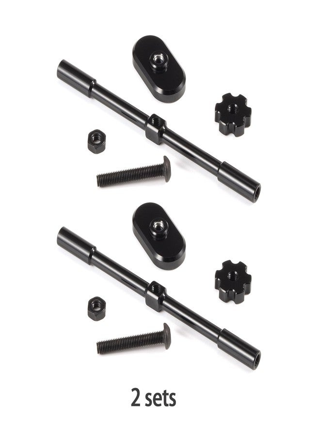 ZMHOBBY Aluminum Ultra-Light Body Mounts Chassis Brace, 70mm Width for 1/10 RC Crawler LCG Comp Rigs (2 Sets) - Image 2
