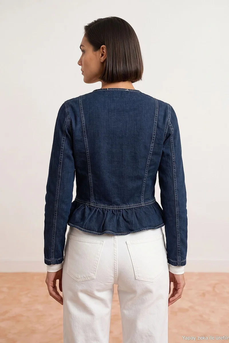Dilvin Dark Blue Denim DILVIN Women's Puffer Down Coat for Women | Best Price UAE