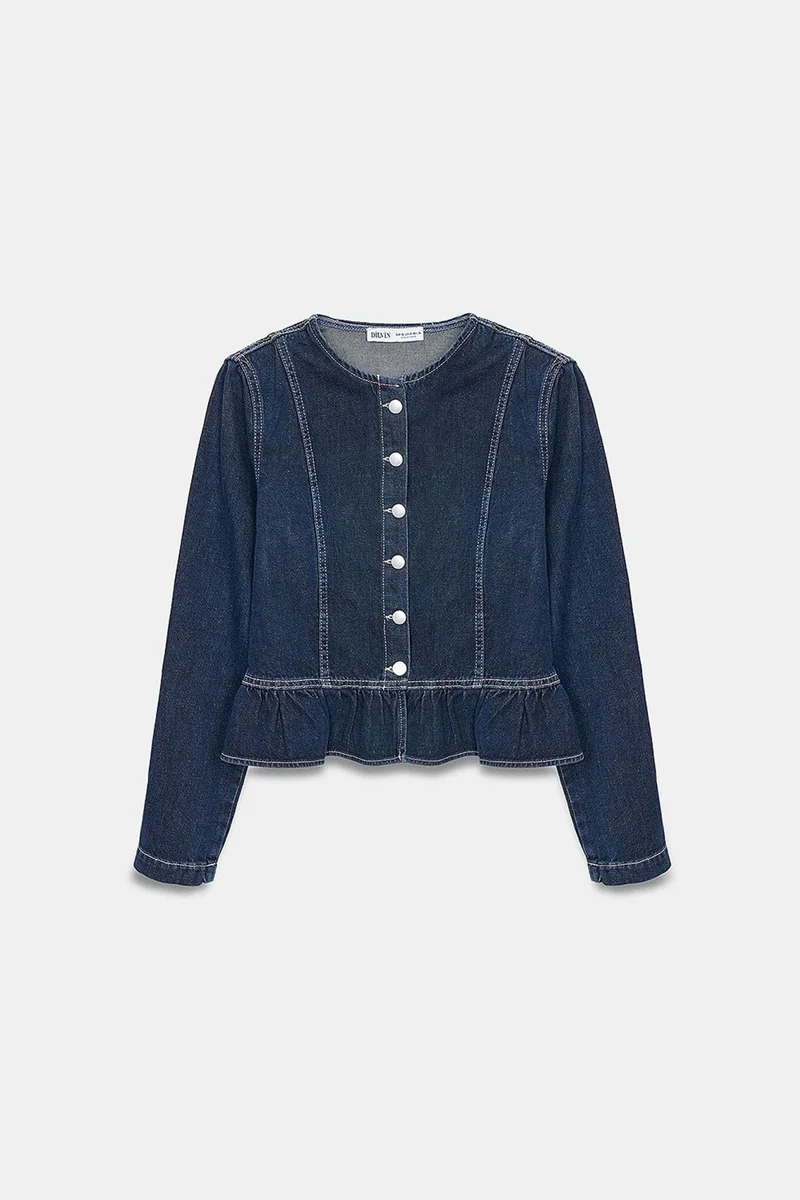 Dilvin Dark Blue Denim DILVIN Women's Puffer Down Coat for Women | Best Price UAE