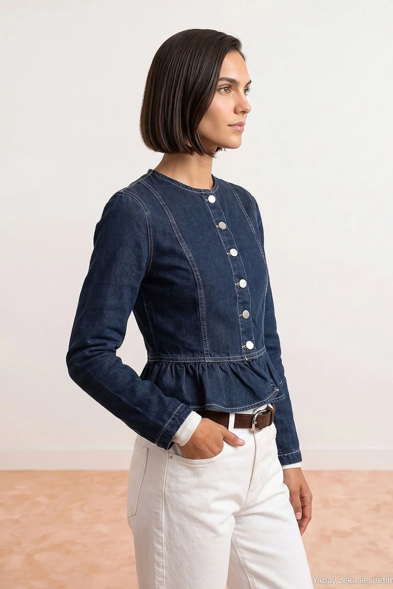 Dilvin Dark Blue Denim DILVIN Women's Puffer Down Coat for Women | Best Price UAE