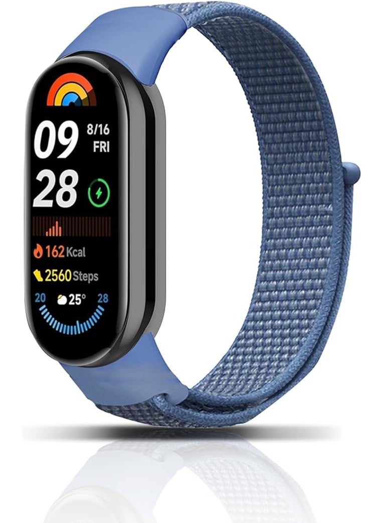 X-Tech sports band compatible with Xiaomi Mi Band 10, 9, and 8, made of unisex nylon, size 16-21.1 cm - Image 1