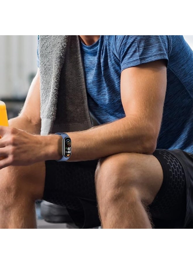 X-Tech sports band compatible with Xiaomi Mi Band 10, 9, and 8, made of unisex nylon, size 16-21.1 cm - Image 3