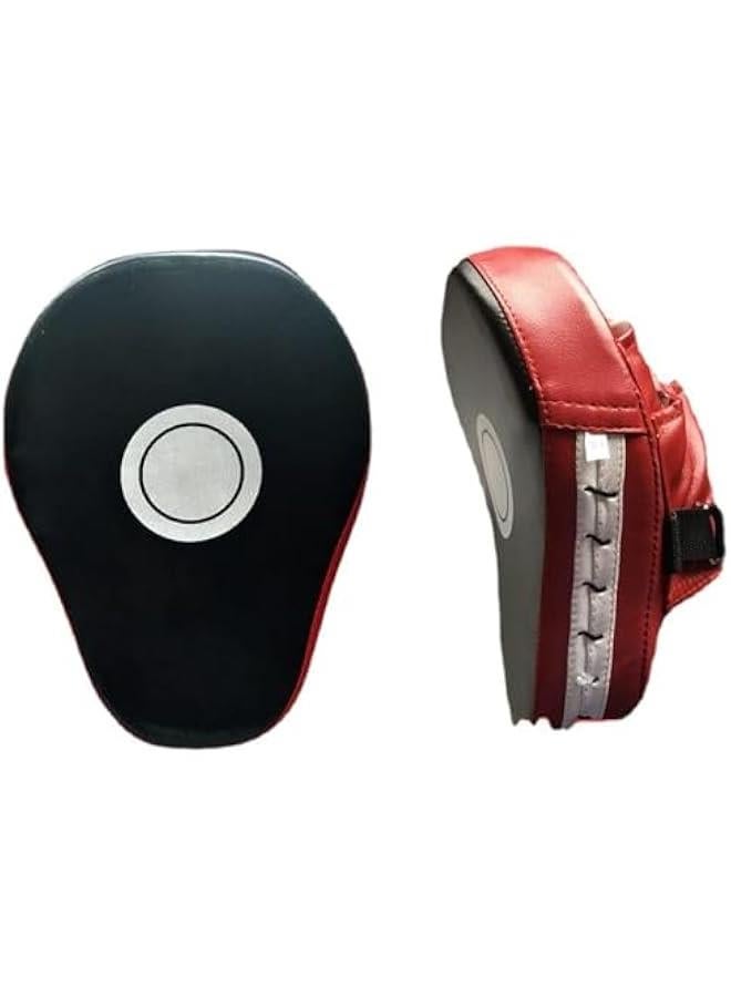 FYLX 1 Boxer Target Punching Mitts Kickboxing Muay Boxing Mitts Training Focus Punch Mitts Bags Hand Target Pads for Kids Men Women Red and Black) - Image 1