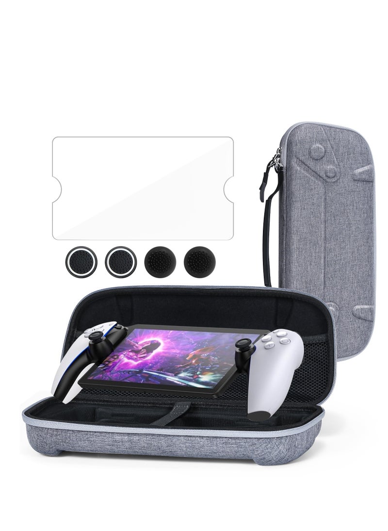 SYOSI Carrying Case Fit for Playstation Portal, Protective Hard Shell Travel Carry Handbag, Lightweight and Portable, Ample Protection from Drops, Scratches and Dust, Convenient and Travel-Friendly (Grey)  - Image 1