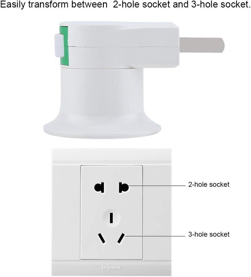 klarako E27 Wall Plug, Portable Bulb Lamp Socket Mount Holder Adapter with Switch Control for walk-in closet, laundry room, garage - Image 4