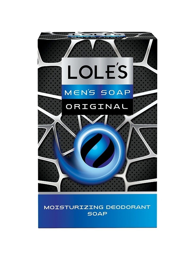 Lole's Men’s Soap Original – Moisturizing Deodorant Bar, SLS-Free, Paraben-Free, No Animal Fat, 100% Vegetable-Based Soap 150g - Image 3