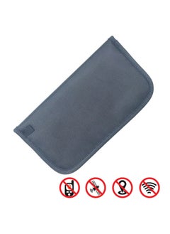 General Large Anti-radiation Mobile Phone Case Mobile Phone Signal Shielding Bag Shielding Car Key Anti-theft Bag Signal Shielding Bag-Color:Apricot  - Image 3