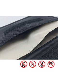 General Large Anti-radiation Mobile Phone Case Mobile Phone Signal Shielding Bag Shielding Car Key Anti-theft Bag Signal Shielding Bag-Color:Apricot  - Image 4