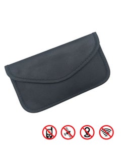 General Large Anti-radiation Mobile Phone Case Mobile Phone Signal Shielding Bag Shielding Car Key Anti-theft Bag Signal Shielding Bag-Color:Apricot  - Image 2
