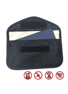 General Large Anti-radiation Mobile Phone Case Mobile Phone Signal Shielding Bag Shielding Car Key Anti-theft Bag Signal Shielding Bag-Color:Apricot  - Image 5