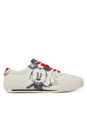 DESIGUAL أحذية ديزيغوال النسائية_ريترو_حذاء رياضي_ميك، 7.5 أبيض - Image 3