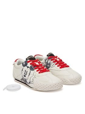 DESIGUAL أحذية ديزيغوال النسائية_ريترو_حذاء رياضي_ميك، 7.5 أبيض - Image 2