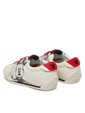 DESIGUAL أحذية ديزيغوال النسائية_ريترو_حذاء رياضي_ميك، 7.5 أبيض - Image 4