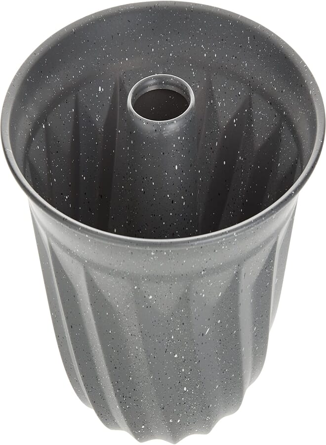 Marble granite pound cake form, 24 cm - grey