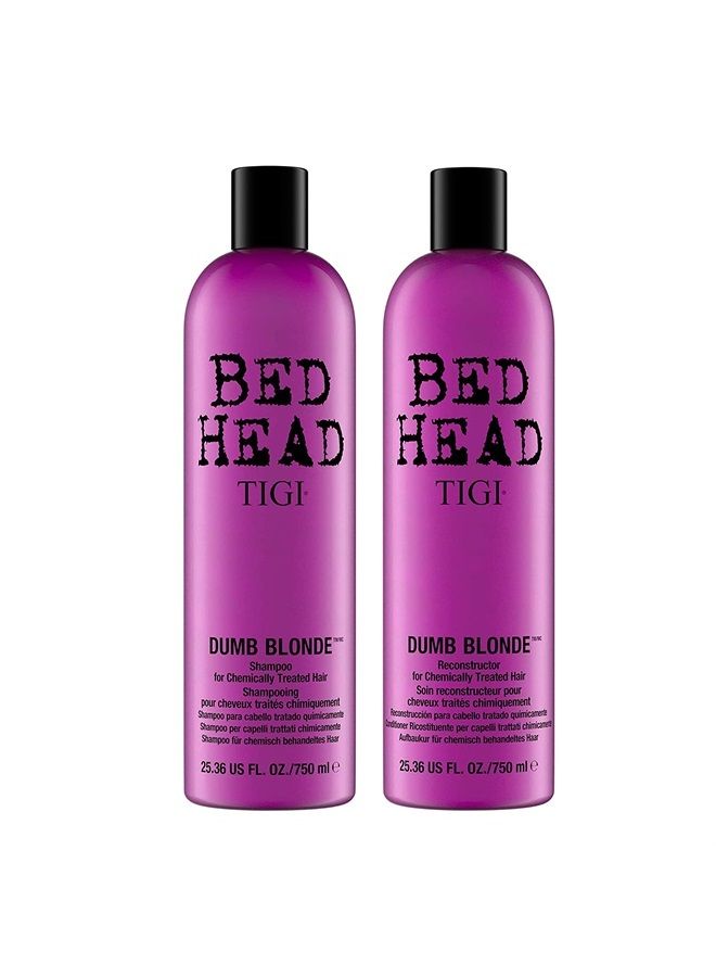 TIGI Bed Head by TIGI Dumb Blonde Shampoo and Conditioner for Blonde Hair 25.36 fl oz 2 count - Image 2