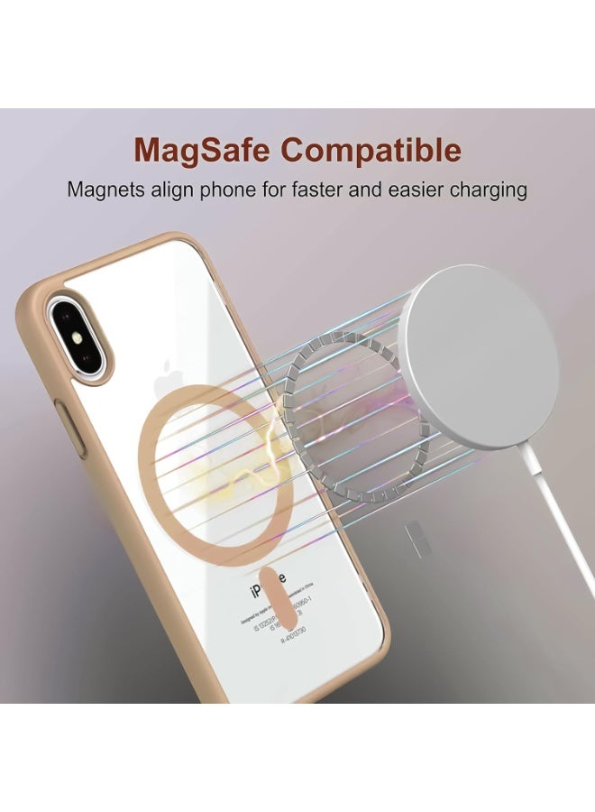 Case Magnetic Crystal Clear for iPhone XS Max Case MagsafeNot Yellowing [No.1 Strong Magnets] Slim Phone Case Thin Cover - Image 5