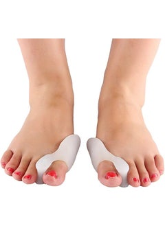 Dr.Pedi Gel Toe Bunion Corrector Separators Hallux Valgus Pro Toe Stretchers Bunion Straightener Alignment (1 pair) 