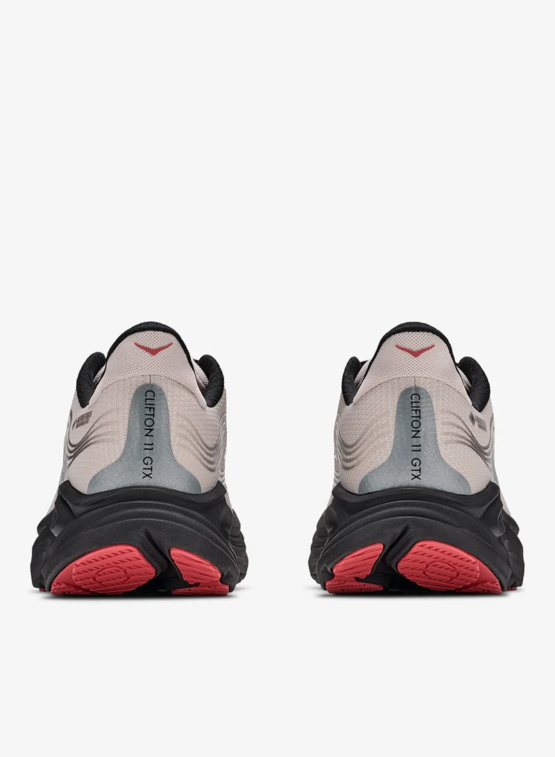 Hoka RIVER ROCK GREY / CARBON BLACK Clifton 11 GTX  | Best Price UAE