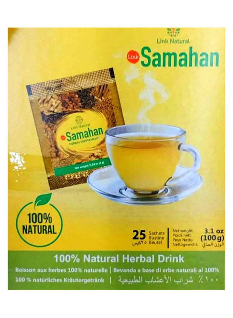 Link Natural Samahan Herbal Drink 25 Sachets 100 G - Image 1