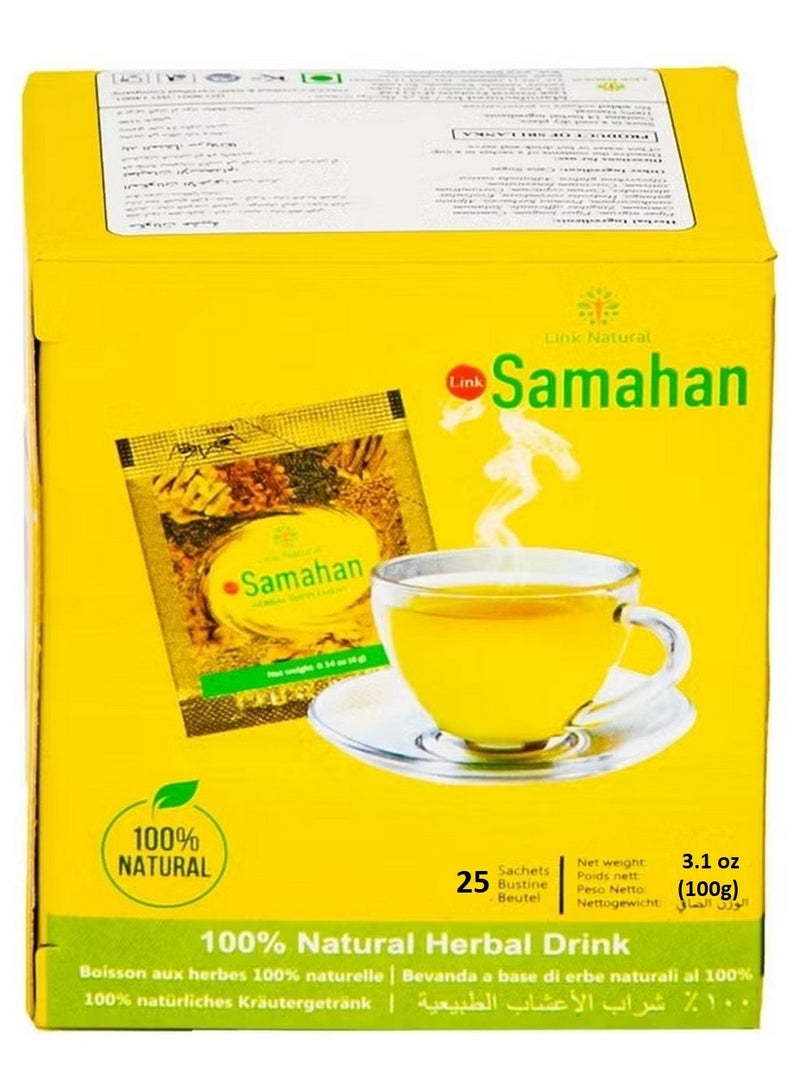 Link Natural Samahan Herbal Drink 25 Sachets 100 G - Image 3