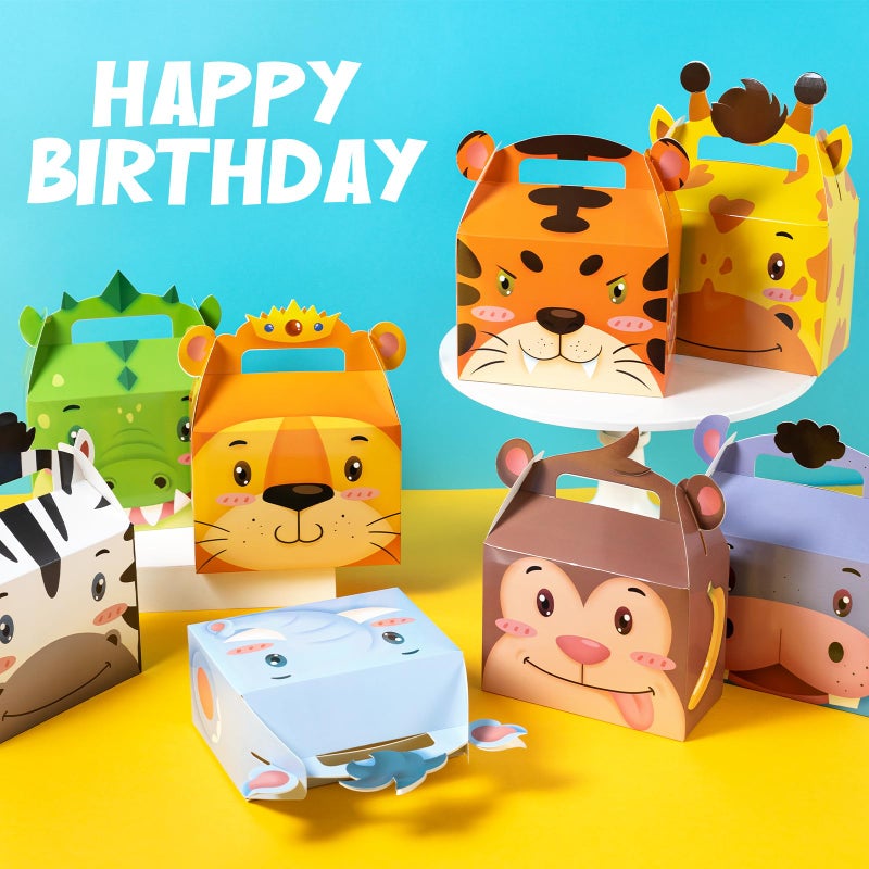 DMIGHT Jungle Safari Party Favors Set Wild Animals Set for Kids Birthday Gifts, Wild Theme Party favors for Kids Birthday Party Baby Shower Goodie Bag Fillers Jungle Safari Party Supplies (Animal) - Image 3