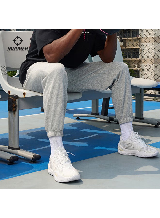 Rigorer Men's Casual Straight-leg Sports Running Knit Pants Autumn Trousers - Image 1
