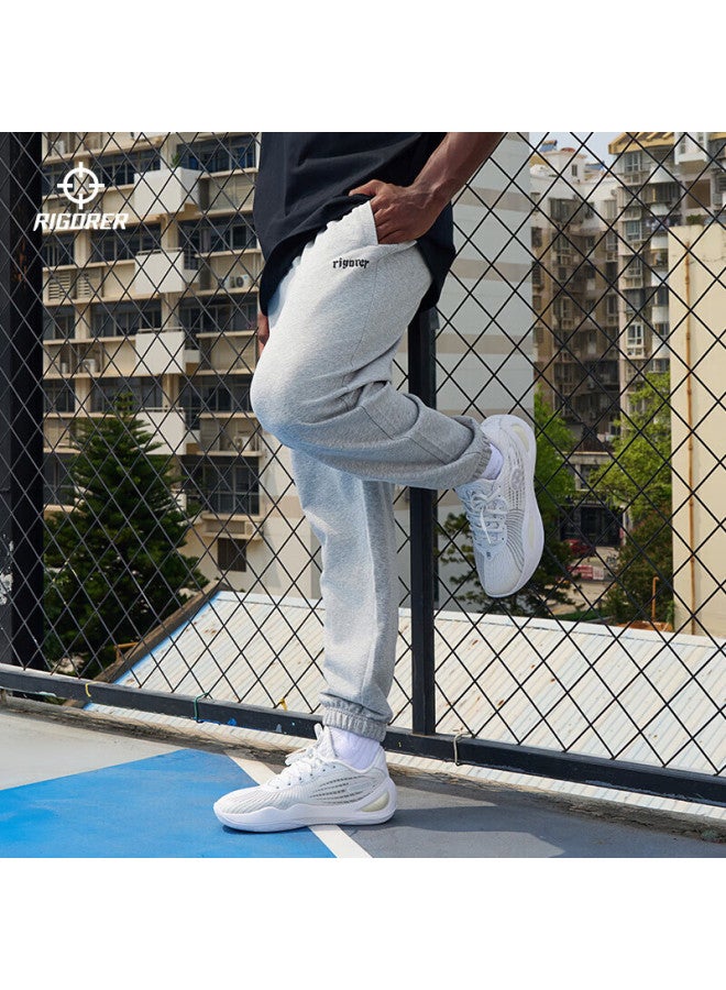Rigorer Men's Casual Straight-leg Sports Running Knit Pants Autumn Trousers - Image 4