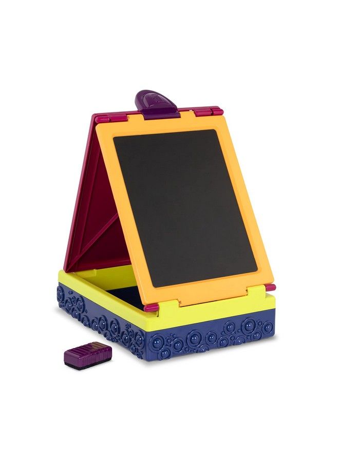 B. Toys Table Top Easel For Kids 2 Drawing Boards Portable Chalkboard & Whiteboard Drawing Toys For Toddlers Kids Take It Easel 2 Years + - Image 5
