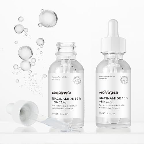 Niacinamide 10  Zinc 1 Serum AntiAging Niacinamide Serum for Face 2PCS Moisturizing Facial Serum for All Skin Type Women Face Skin Care