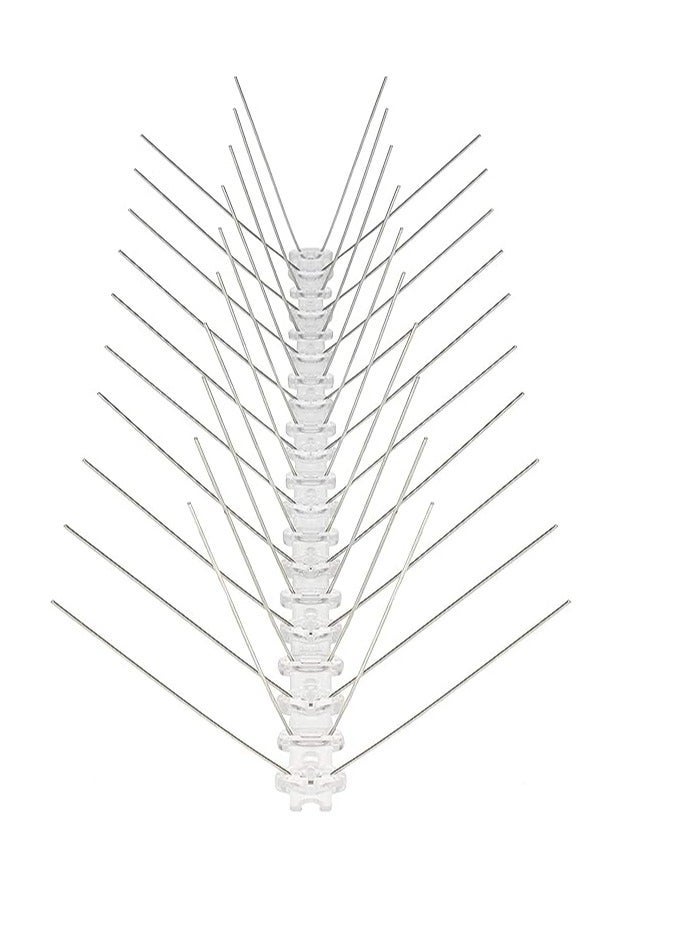 ZL 5-Pin UV Protected Bird Spike Silver 60x10x10cm Dark Brown 33.5*4.5 * 3.7cm 1 - Image 2