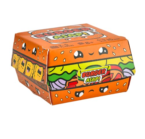 Blue Orange Games Burger ASAP Card Game Family or Kids Speed Matching Party Game for 2 to 5 Players Recommended for Ages 7 Up - Image 1