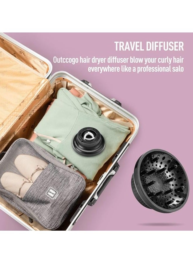 SYOSI Hair Diffuser Diffuser Attachment for Hair Dryer Hair Diffuser For Curly Hair Diffuser Hair Dryer Universal Blow Dryer Defuzzer 1.4-2.4'' Nozzle Anniversary Birthday Gifts for Women - Image 5