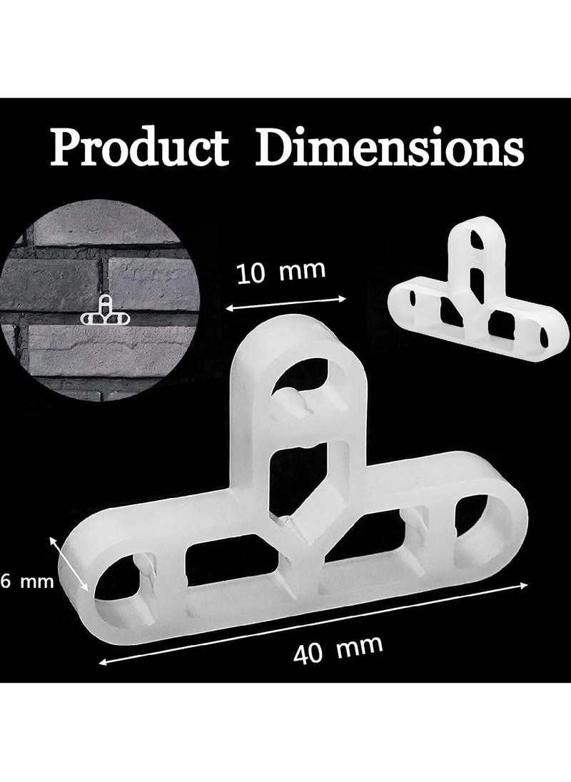 200 Pcs 10mm T-Shape Tile Spacers for DIY Flooring and Wall Installation, Enhance Speed and Precision for Paving, Garden, and Patio Projects