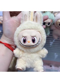 Generic Rab Cloth Second Generation Doll Sitting Vinyl Party Plush Macaron Cute Doll Hand Key Chain Batch-Specifications:Sitting Earthy Yellow-Color:Please Take Multiples Of 12 For A Single Style (contact Customer Service For The Box)  - Image 1