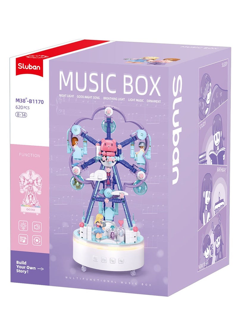 Sluban SLUBAN HAPPY STAR MUSIC BOX (620PCS)  - Image 1