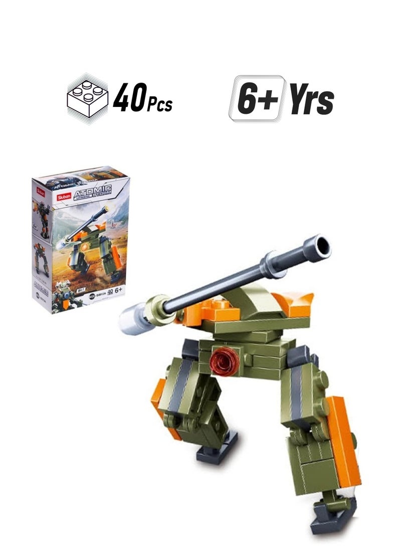 Sluban Atomic Storm Series - Eagle Fighter Building Blocks 40 PCS  - Image 1