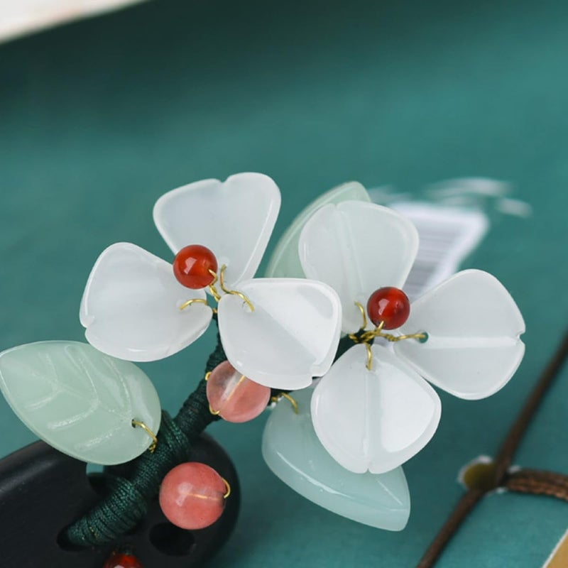 FENICAL Chinese Hair Stick Floral Vintage Hair Chopsticks Black Ebony Wood for Women Traditional Hanfu - Image 5