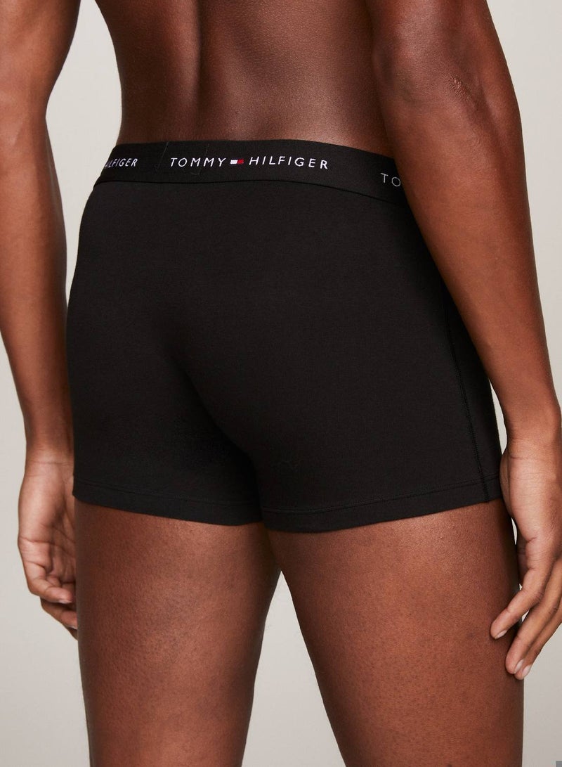 TOMMY HILFIGER 3 Pack Trunks - Cotton Stretch - Image 5