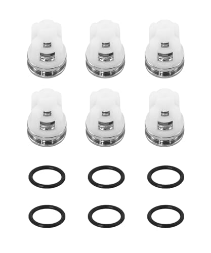 GIBACAD 6Pack Pressure Washer Pump Check Valves Kit With ORings Fits For AAADelcoDeWaltExcellSimpson PumpsReplace 7110110 - Image 1