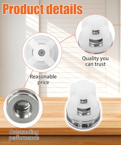 GIBACAD 6Pack Pressure Washer Pump Check Valves Kit With ORings Fits For AAADelcoDeWaltExcellSimpson PumpsReplace 7110110 - Image 3