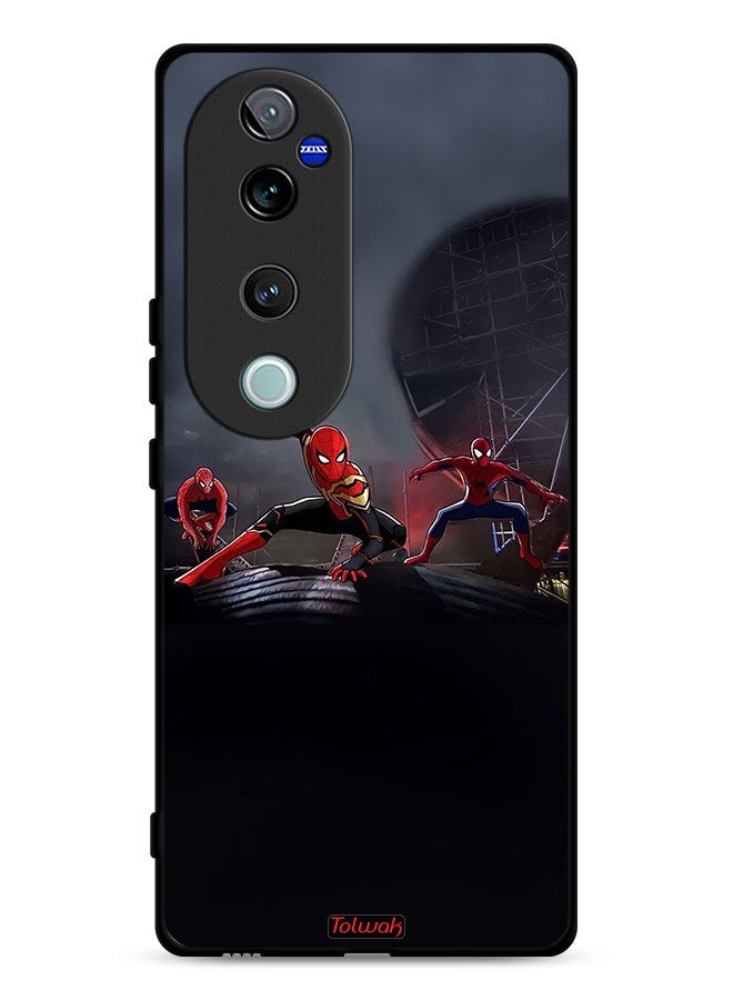 Tolwak Vivo V40 Pro 5G Protective Case Cover Three Spiders - Image 1