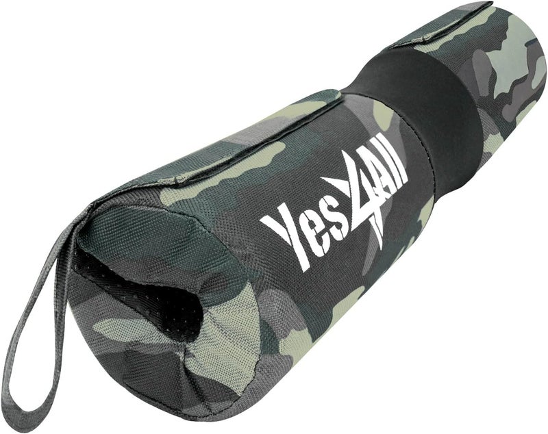 Yes4All وسادة بار فوم مريحة من Yes4All - وسادة باربل أولمبية للسكوات - وسادة رقبة للسكوات والدفع الوركي - وسادة بار لرفع الأثقال - Image 1