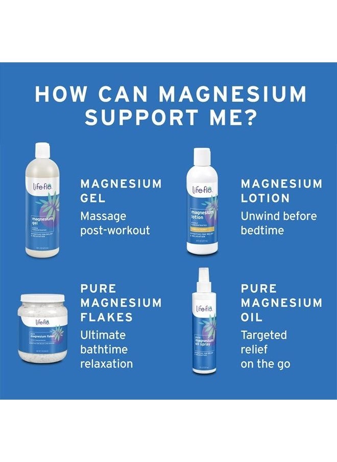Life-flo Life-flo Pure Magnesium Oil Spray | Magnesium Chloride for Relief & Relaxation | Calms & Refreshes Muscles & Joints (2oz)  - Image 5