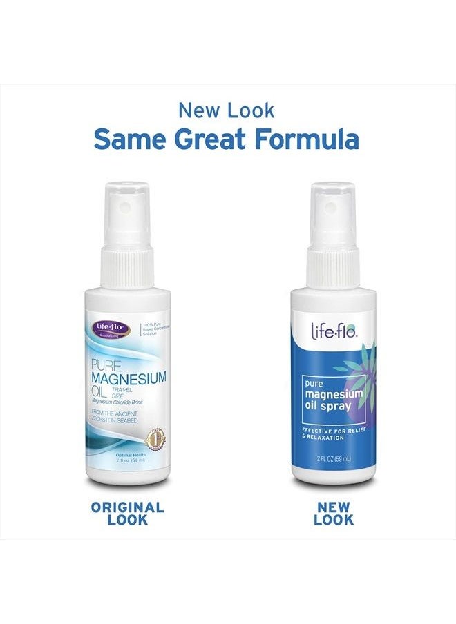 Life-flo Life-flo Pure Magnesium Oil Spray | Magnesium Chloride for Relief & Relaxation | Calms & Refreshes Muscles & Joints (2oz)  - Image 2
